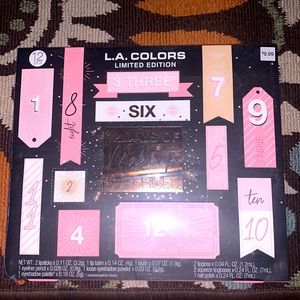 L.A. Colors Makeup Limited Edition 12 Days of Surprises Makeup Advent Calendar